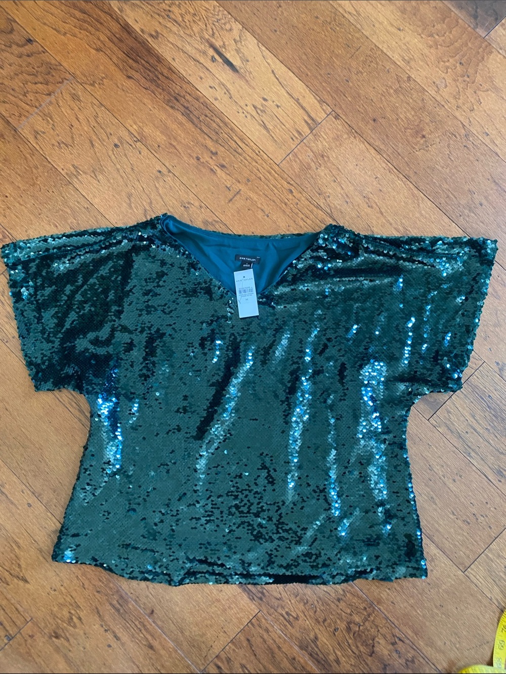 NWT Ann Taylor sequin top- medium